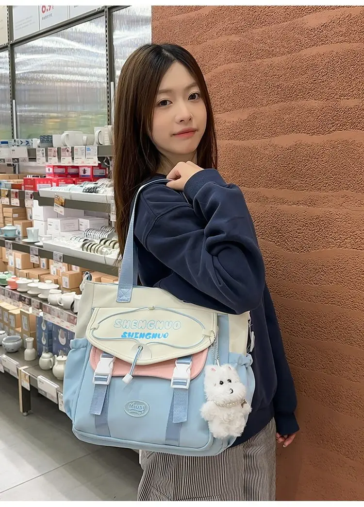 Japanese Style Crossbody Bag for Girls Large Capacity — feature 9