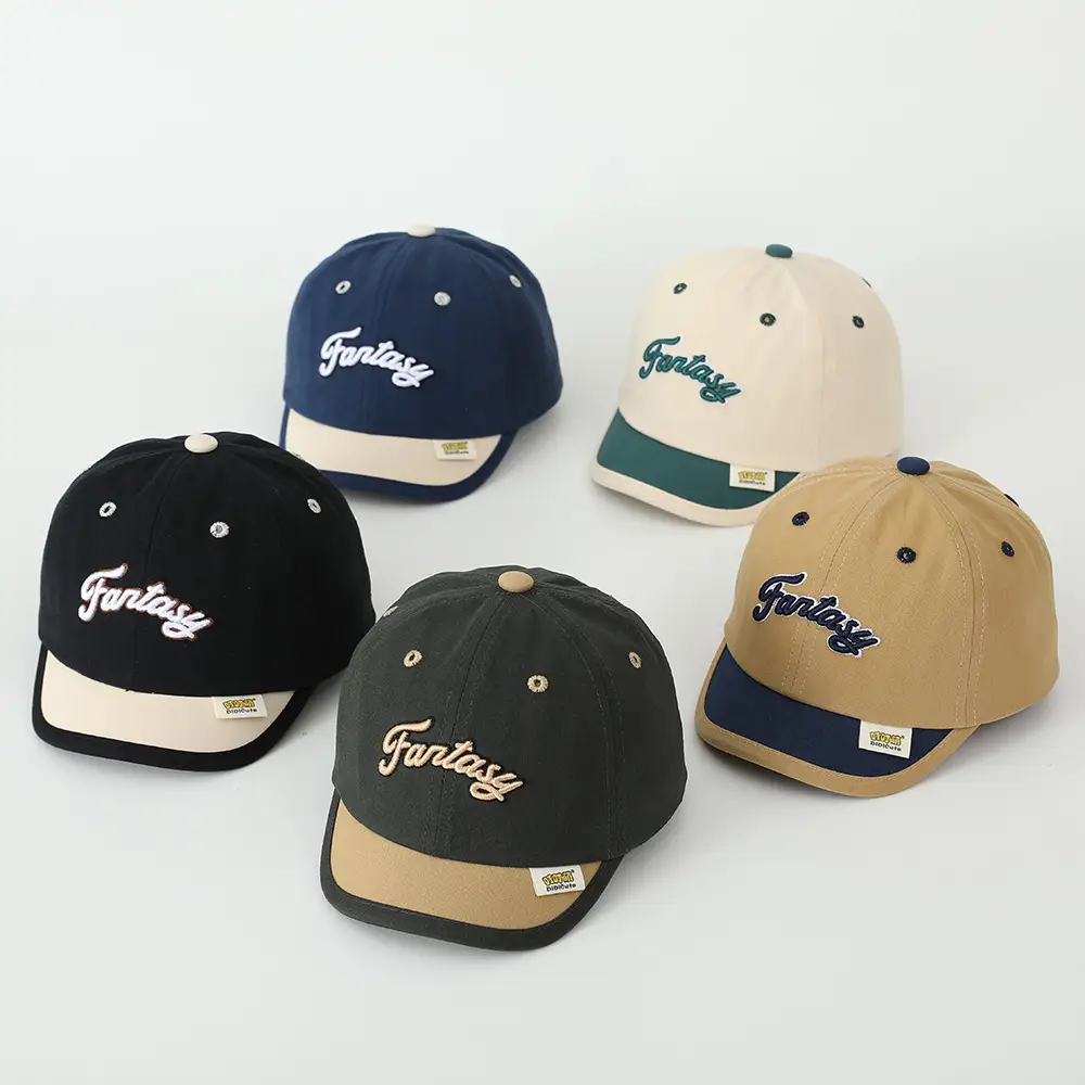 Spring New Kids Baseball Caps with Embroidered Letters - Image 8