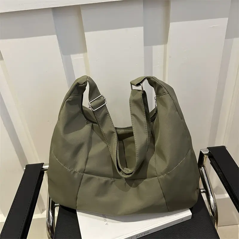 Black Korean Style Shoulder Tote Bag for Women - Image 6