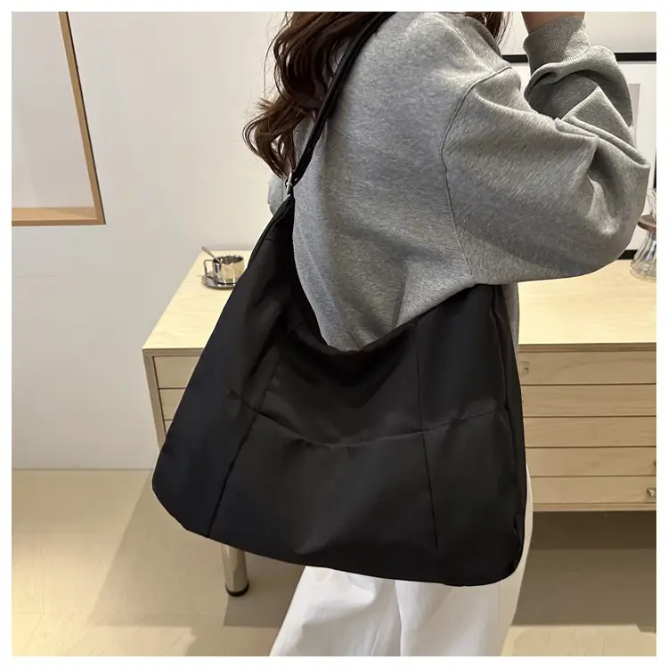Black Korean Style Shoulder Tote Bag for Women — feature 16