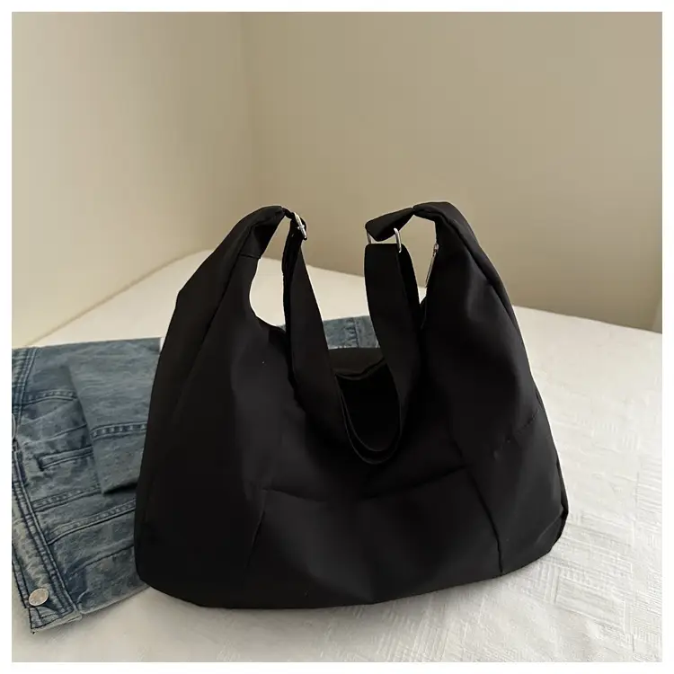Black Korean Style Shoulder Tote Bag for Women — feature 20