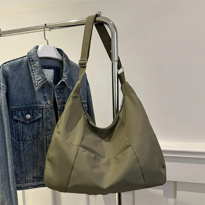 Black Korean Style Shoulder Tote Bag for Women - Image 3