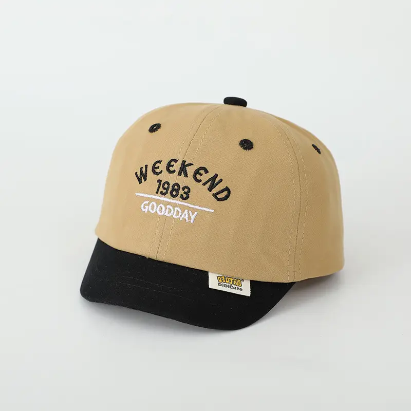 Baby Cap Korean Letter Split Sunshade Baseball Cap - Image 3