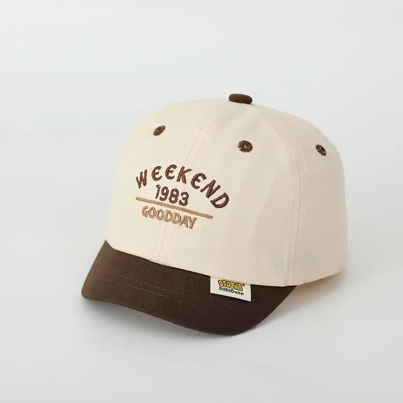 Baby Cap Korean Letter Split Sunshade Baseball Cap - Image 4