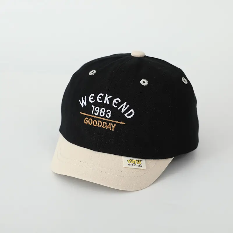 Baby Cap Korean Letter Split Sunshade Baseball Cap - Image 5