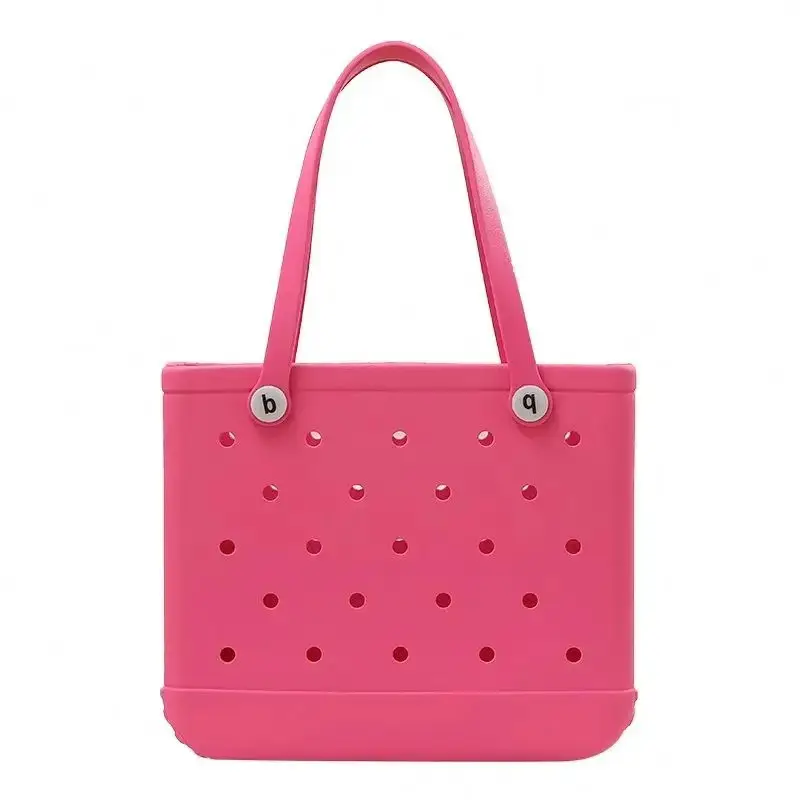 Green Polka Dot EVA Beach Tote Bag — feature 13