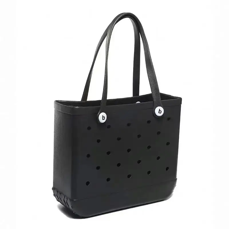 Green Polka Dot EVA Beach Tote Bag — feature 6