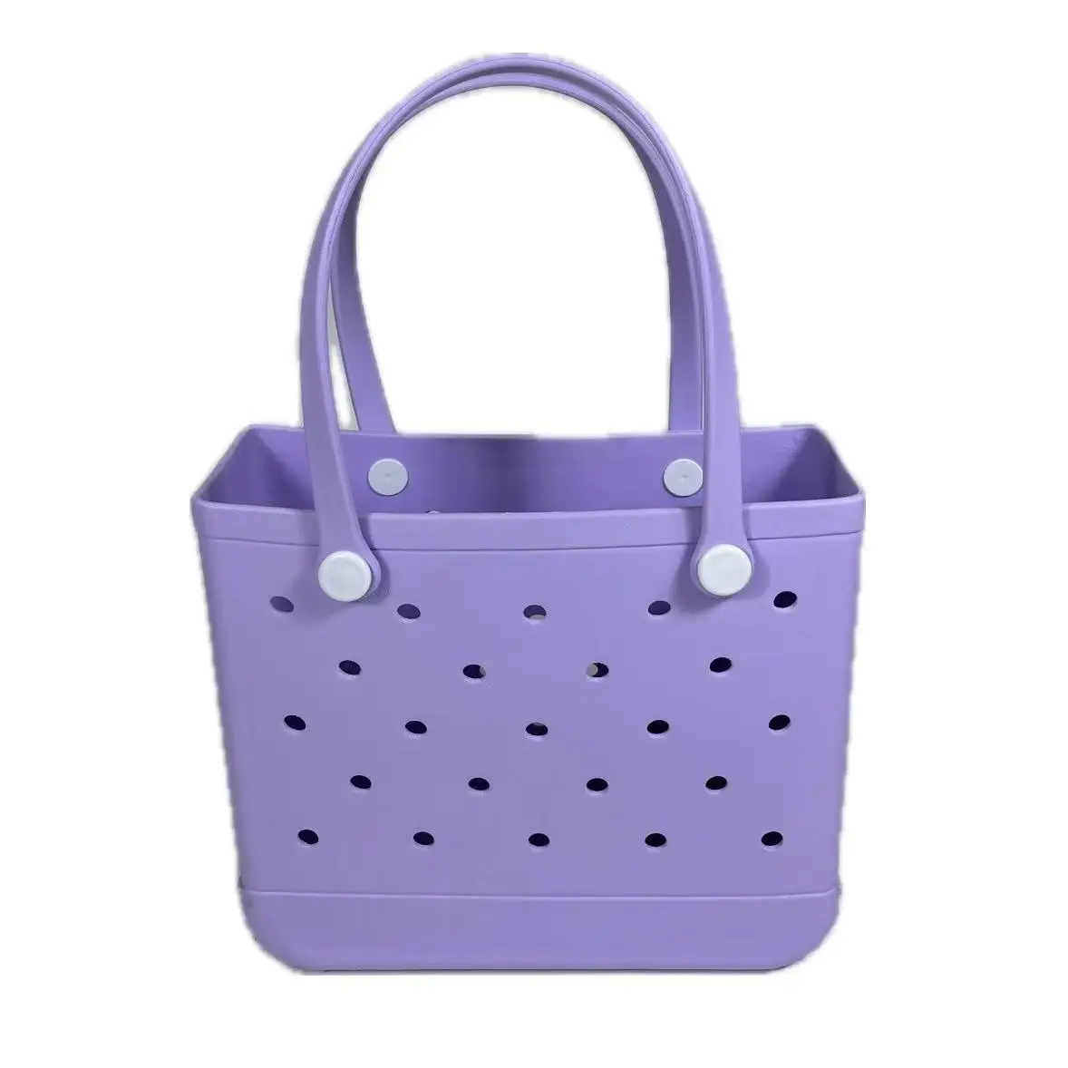 Green Polka Dot EVA Beach Tote Bag