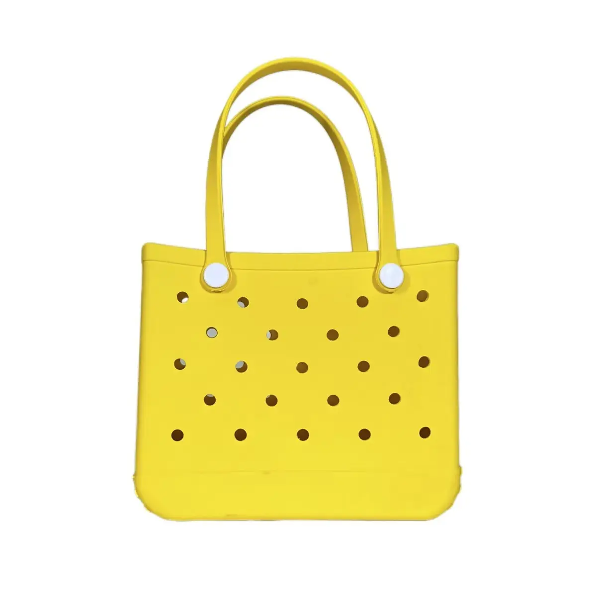 Green Polka Dot EVA Beach Tote Bag