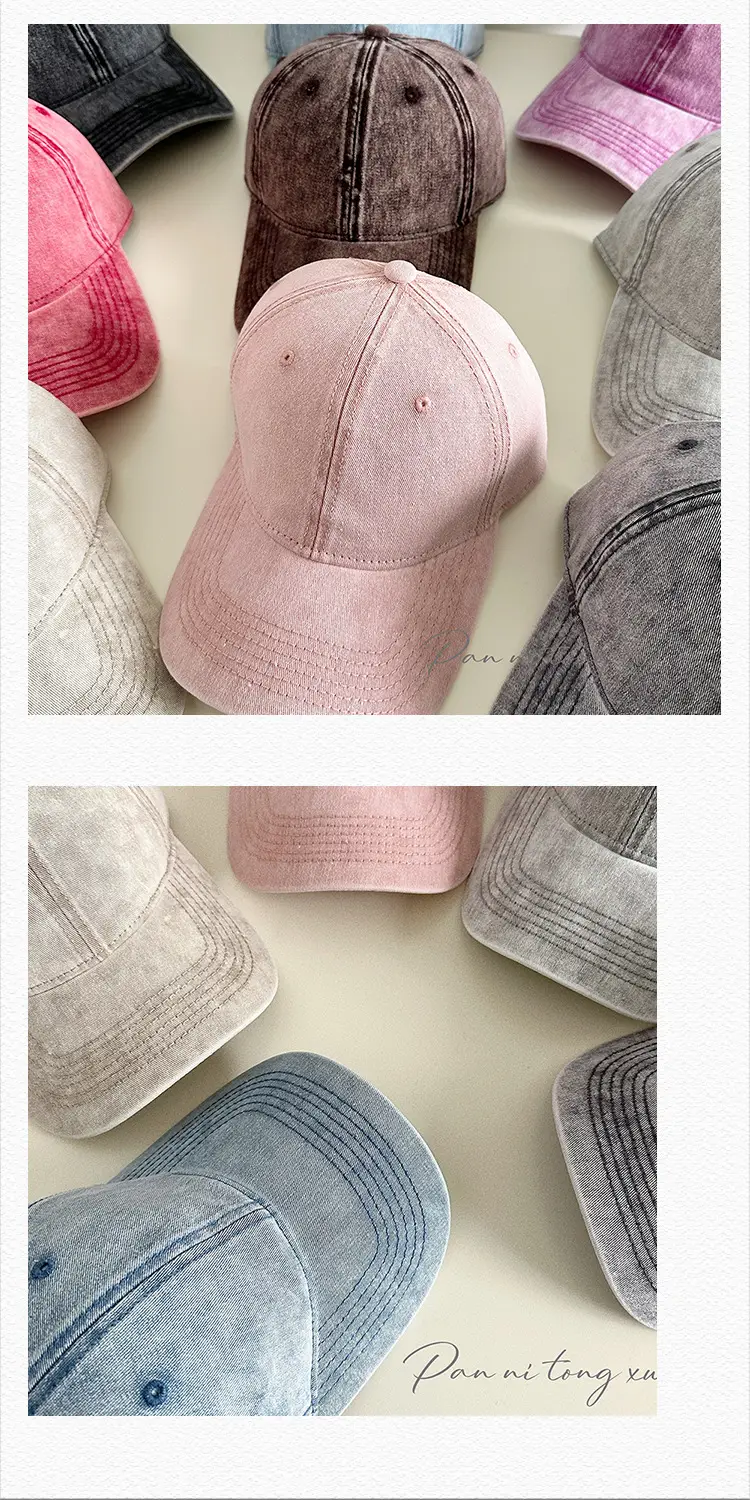 Light Washed Soft Baseball Cap Men Women Sunshade Hat — feature 27