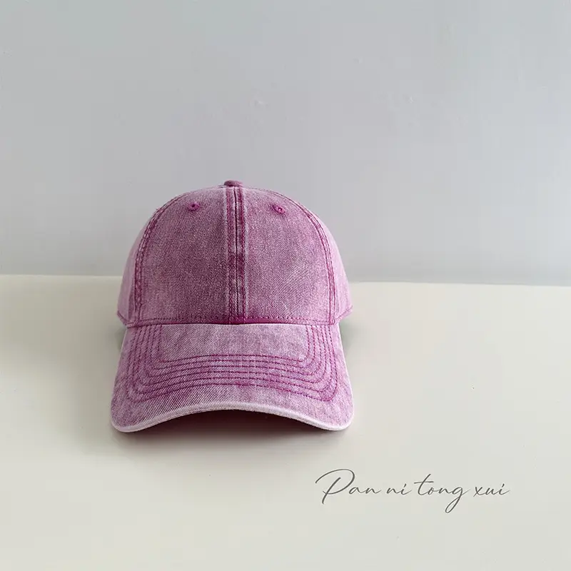 Light Washed Soft Baseball Cap Men Women Sunshade Hat