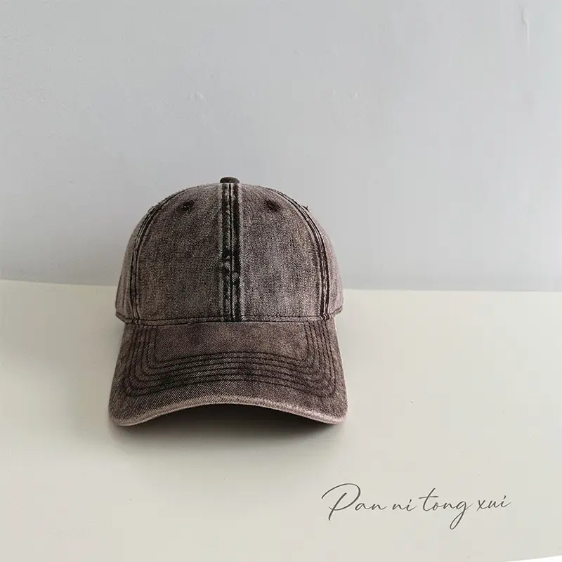 Light Washed Soft Baseball Cap Men Women Sunshade Hat