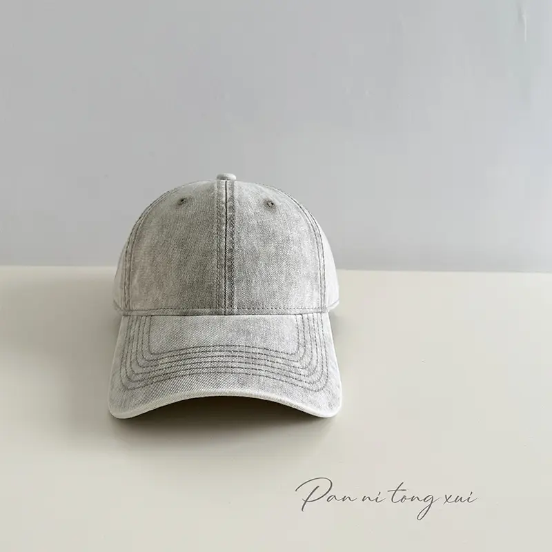Light Washed Soft Baseball Cap Men Women Sunshade Hat