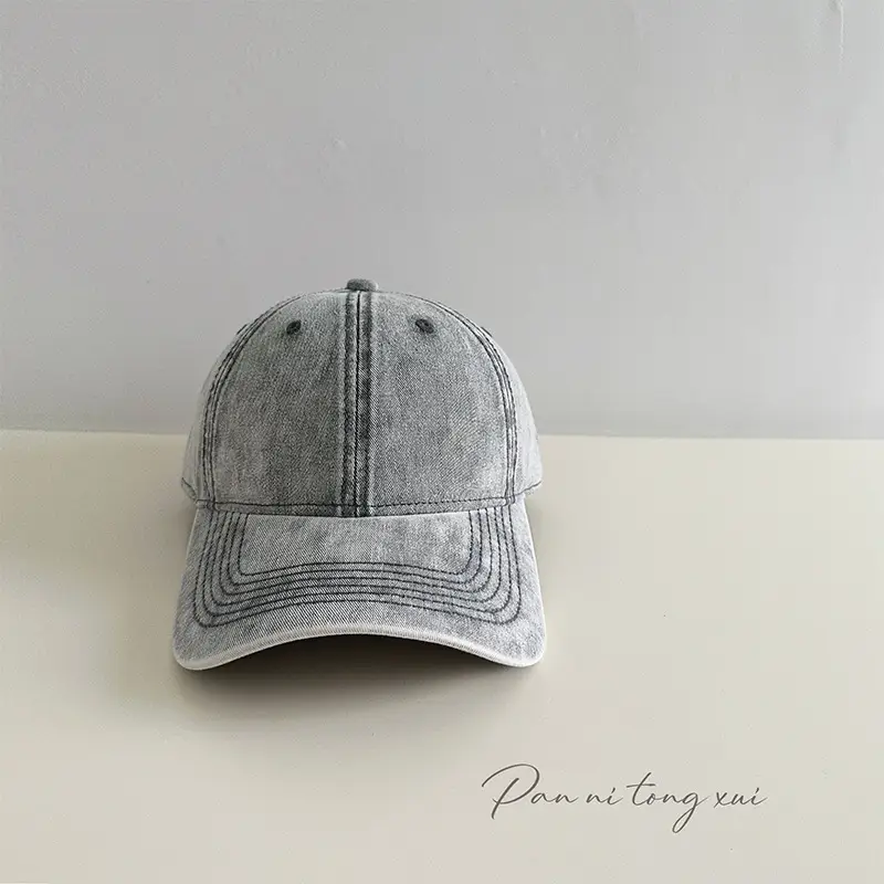 Light Washed Soft Baseball Cap Men Women Sunshade Hat