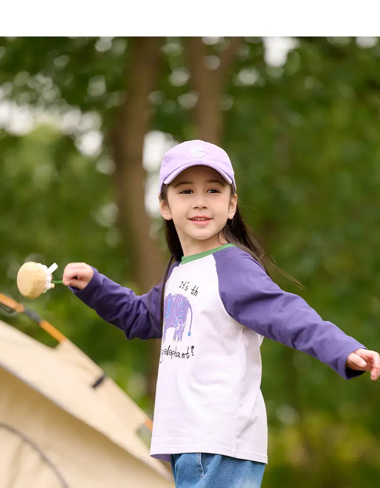 Pure Cotton Long Sleeve T-Shirt for Boys Girls Spring Tops Baby Class Safety Certification β feature 19