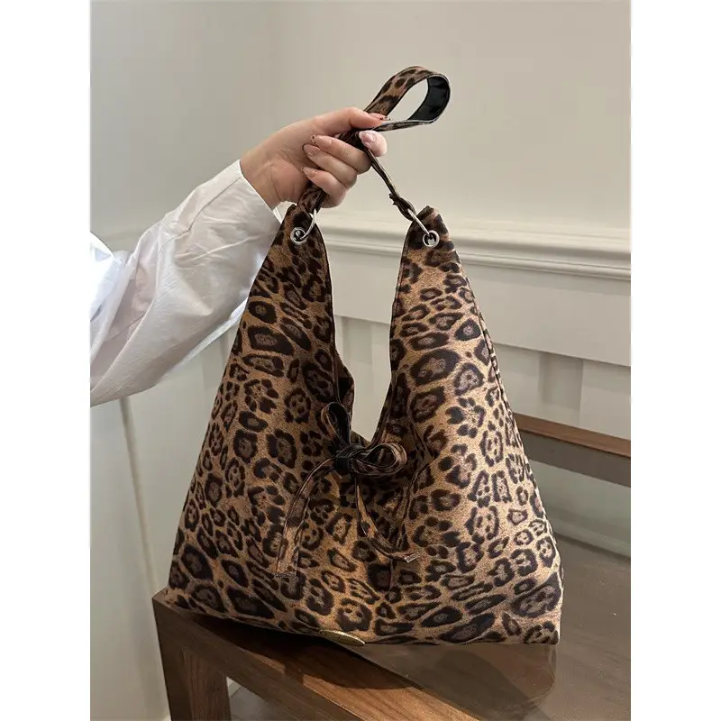 Leopard Tote Bag 2024 Casual Shoulder Carry - Image 4