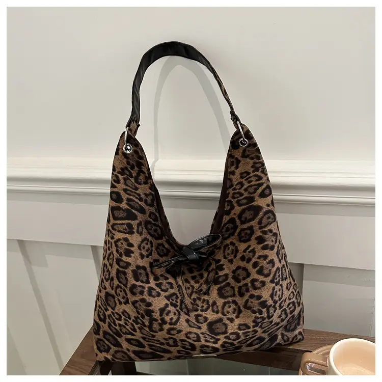 Leopard Tote Bag 2024 Casual Shoulder Carry — feature 10