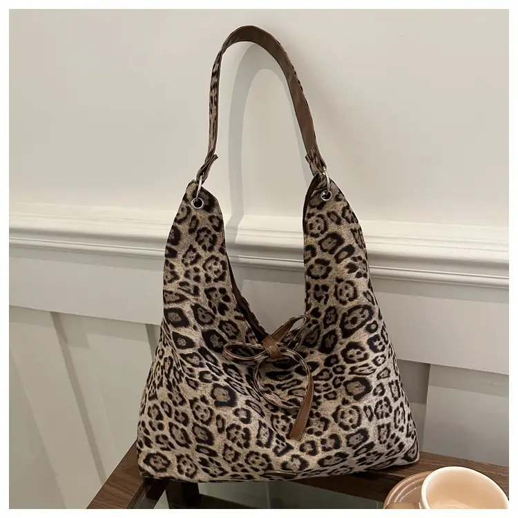 Leopard Tote Bag 2024 Casual Shoulder Carry — feature 11