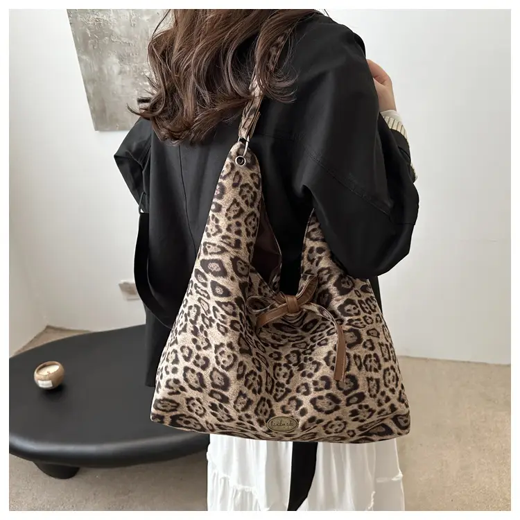 Leopard Tote Bag 2024 Casual Shoulder Carry — feature 12