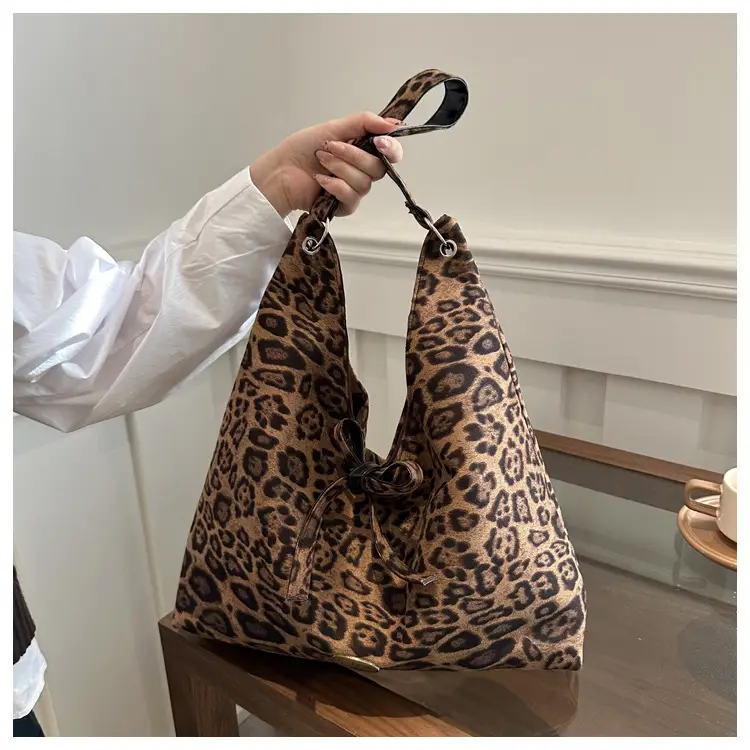 Leopard Tote Bag 2024 Casual Shoulder Carry — feature 14