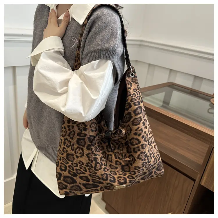 Leopard Tote Bag 2024 Casual Shoulder Carry — feature 17