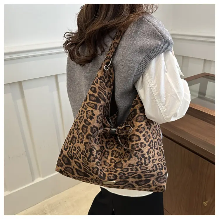 Leopard Tote Bag 2024 Casual Shoulder Carry — feature 18