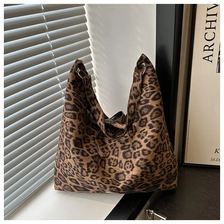 Leopard Tote Bag 2024 Casual Shoulder Carry — feature 8