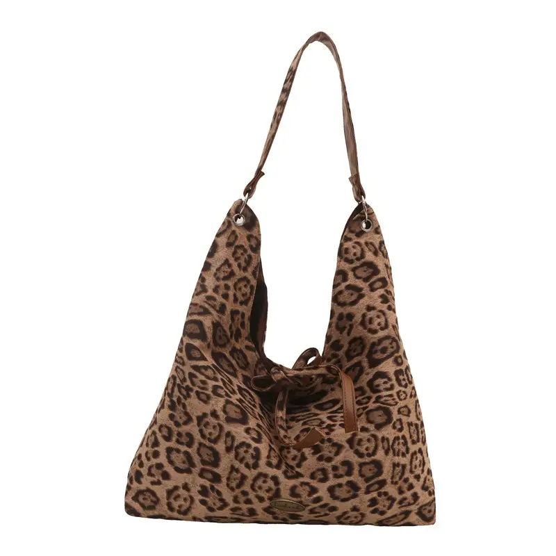 Leopard Tote Bag 2024 Casual Shoulder Carry - Image 2