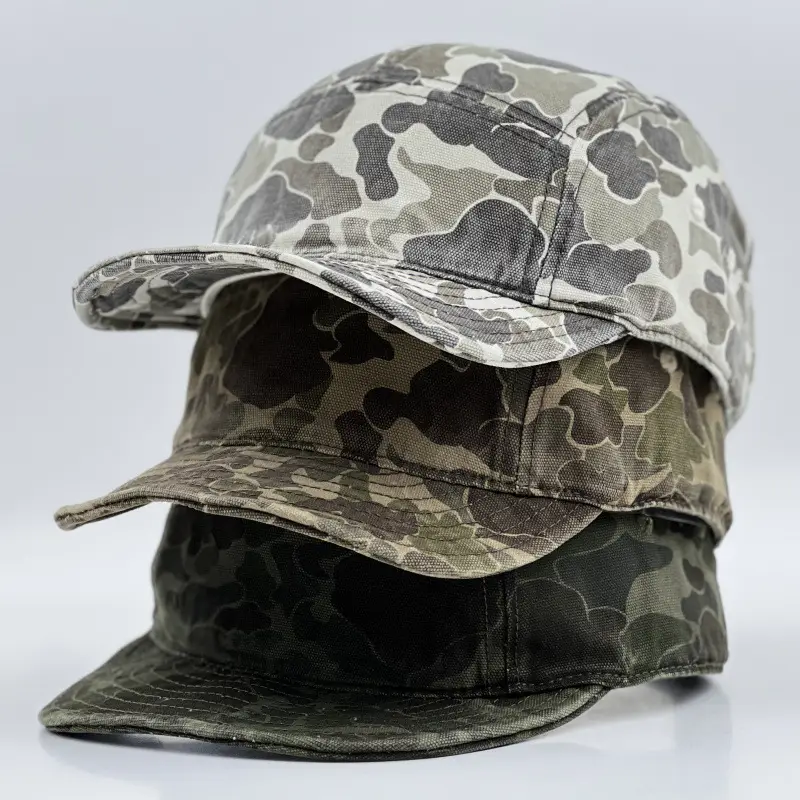 American Retro Camo 5-Piece Baseball Cap Women - Image 6