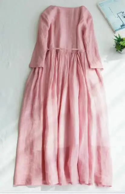 2024 Women's Green Lace Waist Mid-Length Dress — feature 2
