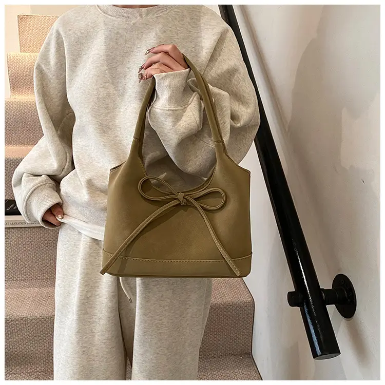 Pink Bow-Tie Tote Bag for Women Large Capacity — feature 23