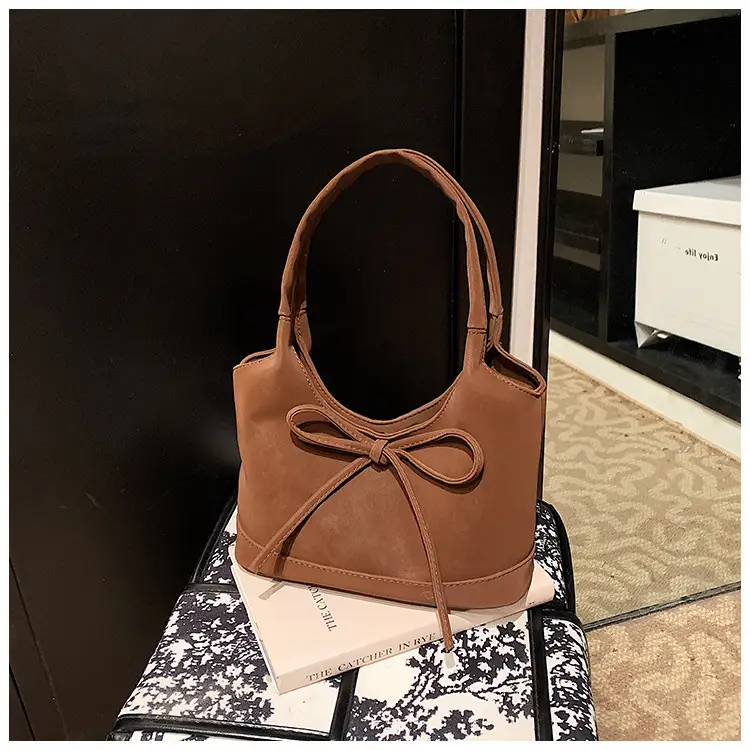 Pink Bow-Tie Tote Bag for Women Large Capacity — feature 27
