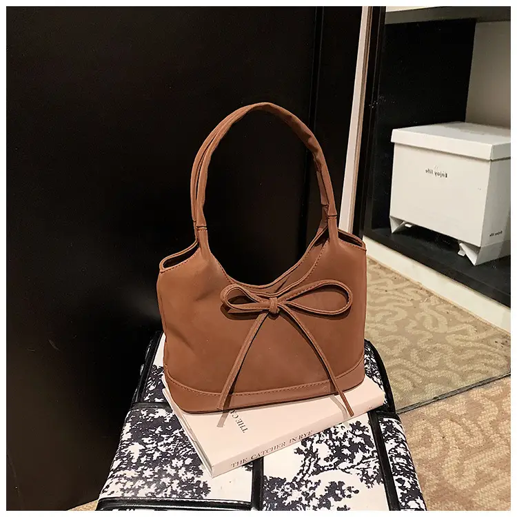 Pink Bow-Tie Tote Bag for Women Large Capacity — feature 28