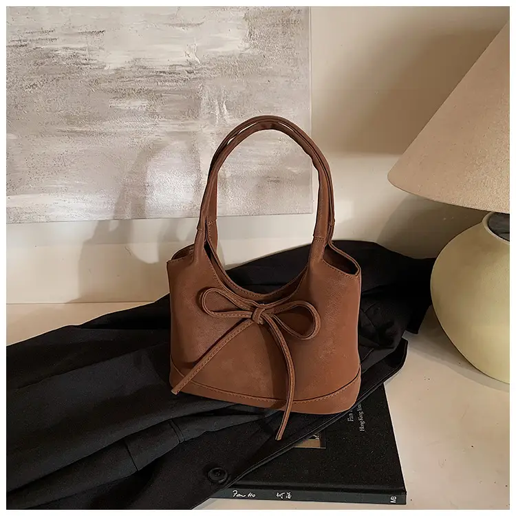 Pink Bow-Tie Tote Bag for Women Large Capacity — feature 30