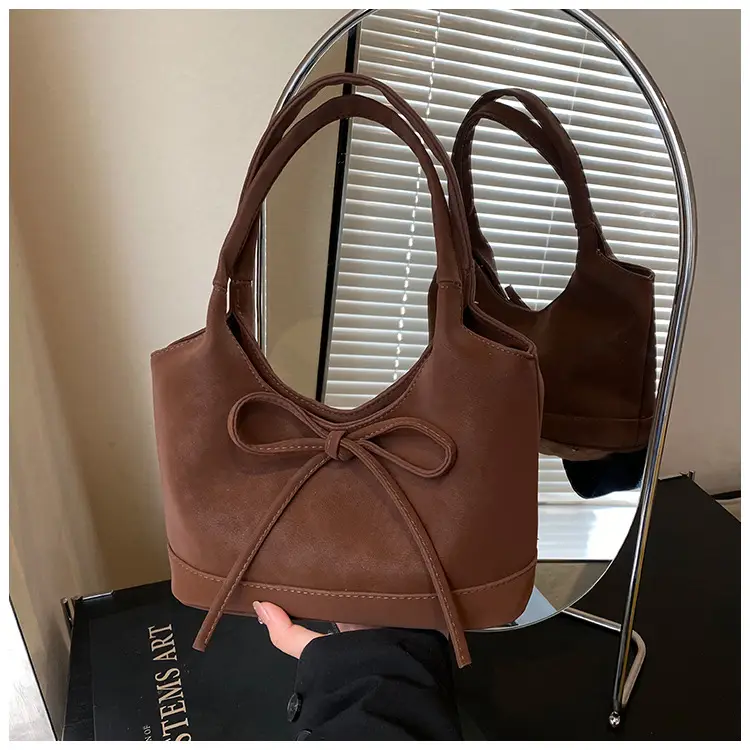 Pink Bow-Tie Tote Bag for Women Large Capacity — feature 39