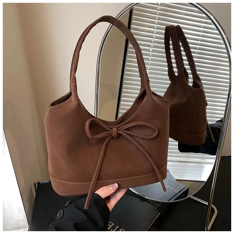 Pink Bow-Tie Tote Bag for Women Large Capacity — feature 40