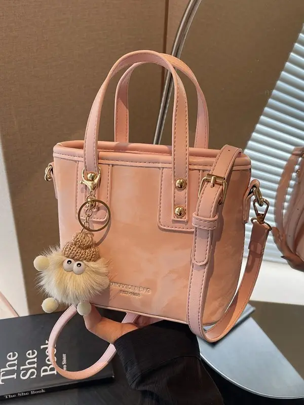 Women's Retro Bucket Bag Shoulder Crossbody Winter Autumn 2024 - Image 8