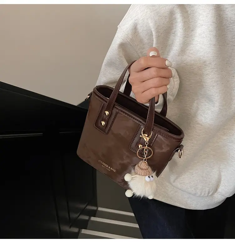 Women's Retro Bucket Bag Shoulder Crossbody Winter Autumn 2024 — feature 16