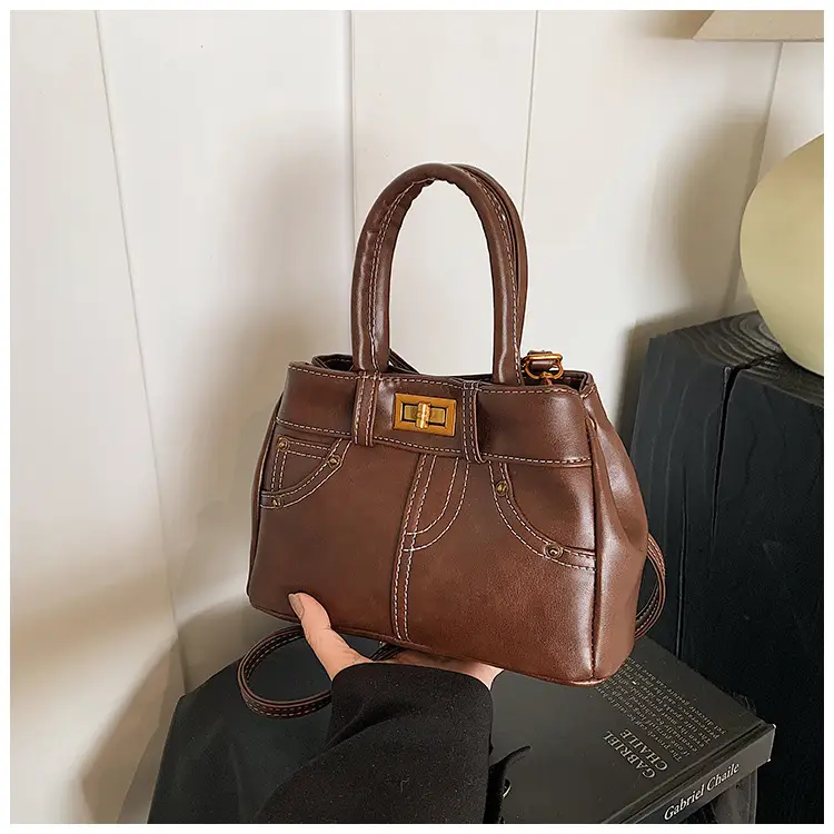 Black Korean Style Retro Shoulder Bag for Women — feature 13