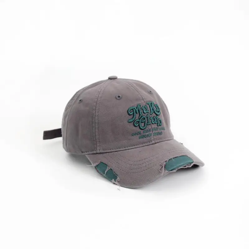 Gray Boys & Girls "Hole Hat" Embroidered Cap - Image 7