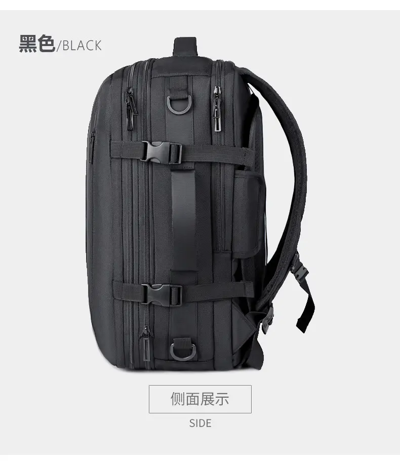 Business Backpack Vacuum Compressible Large Capacity Business Travel Backpack Simple Expansion Backpack — feature 31