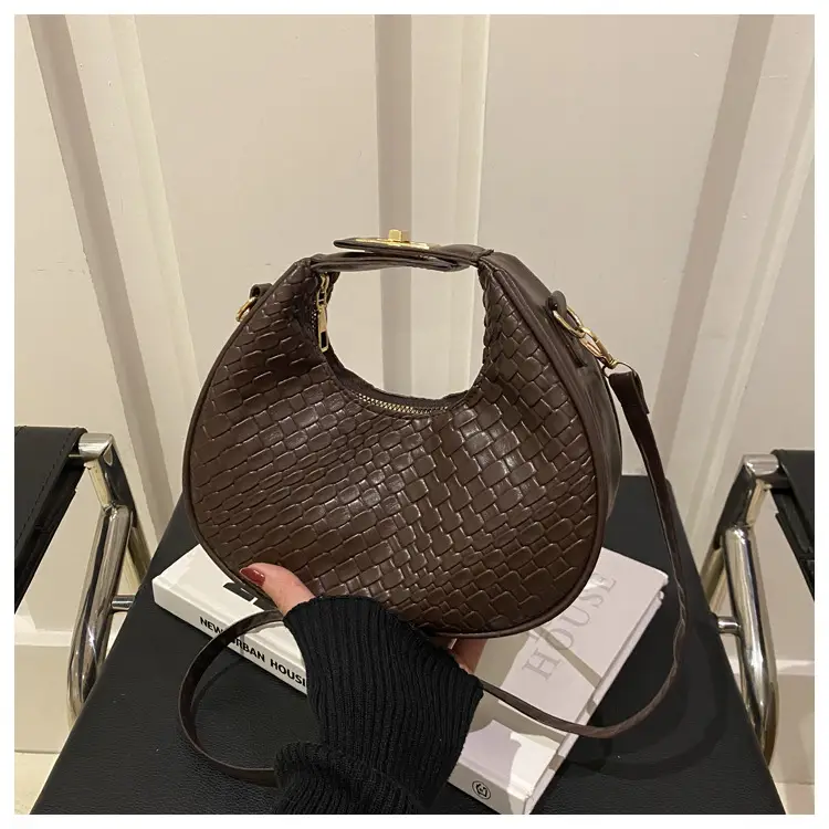 Crescent Bag Women Red Shoulder Crossbody Casual 2024 - Image 3