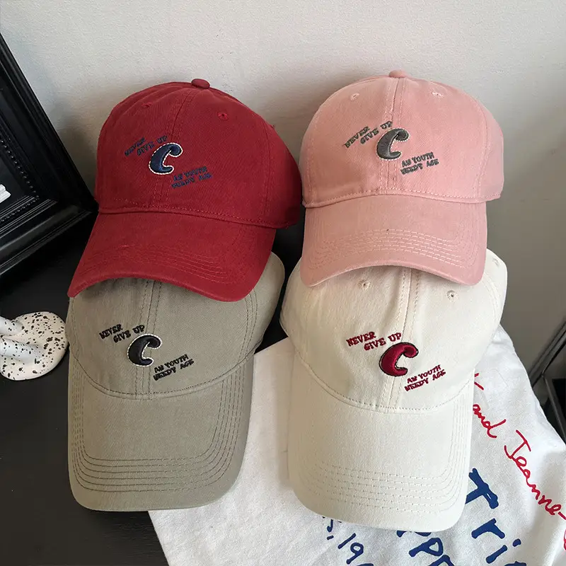 Women's C Letter Baseball Cap Summer Sun Hat - Image 7