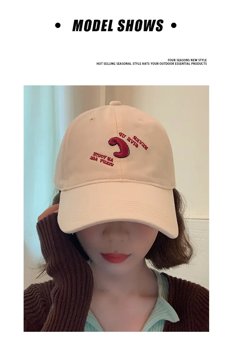 Women's C Letter Baseball Cap Summer Sun Hat — feature 3