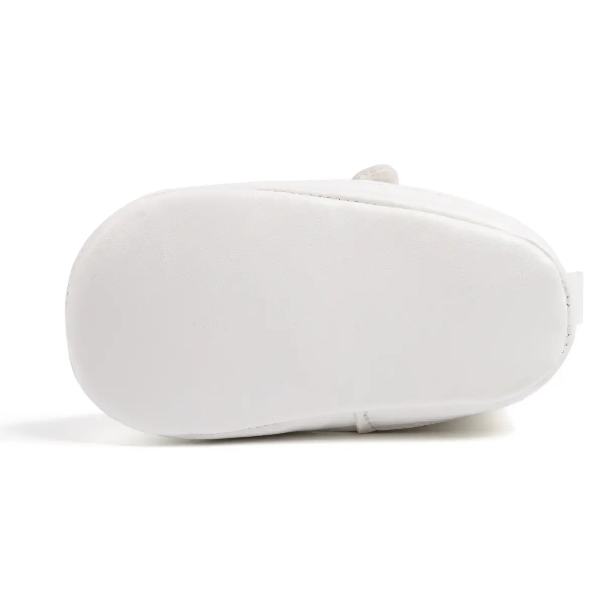 White Soft-Soled Baby Sneakers with Velcro Closure — feature 16
