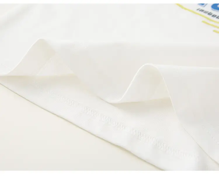 Yubao Boys Study Raglan T-Shirt White Yellow — feature 26