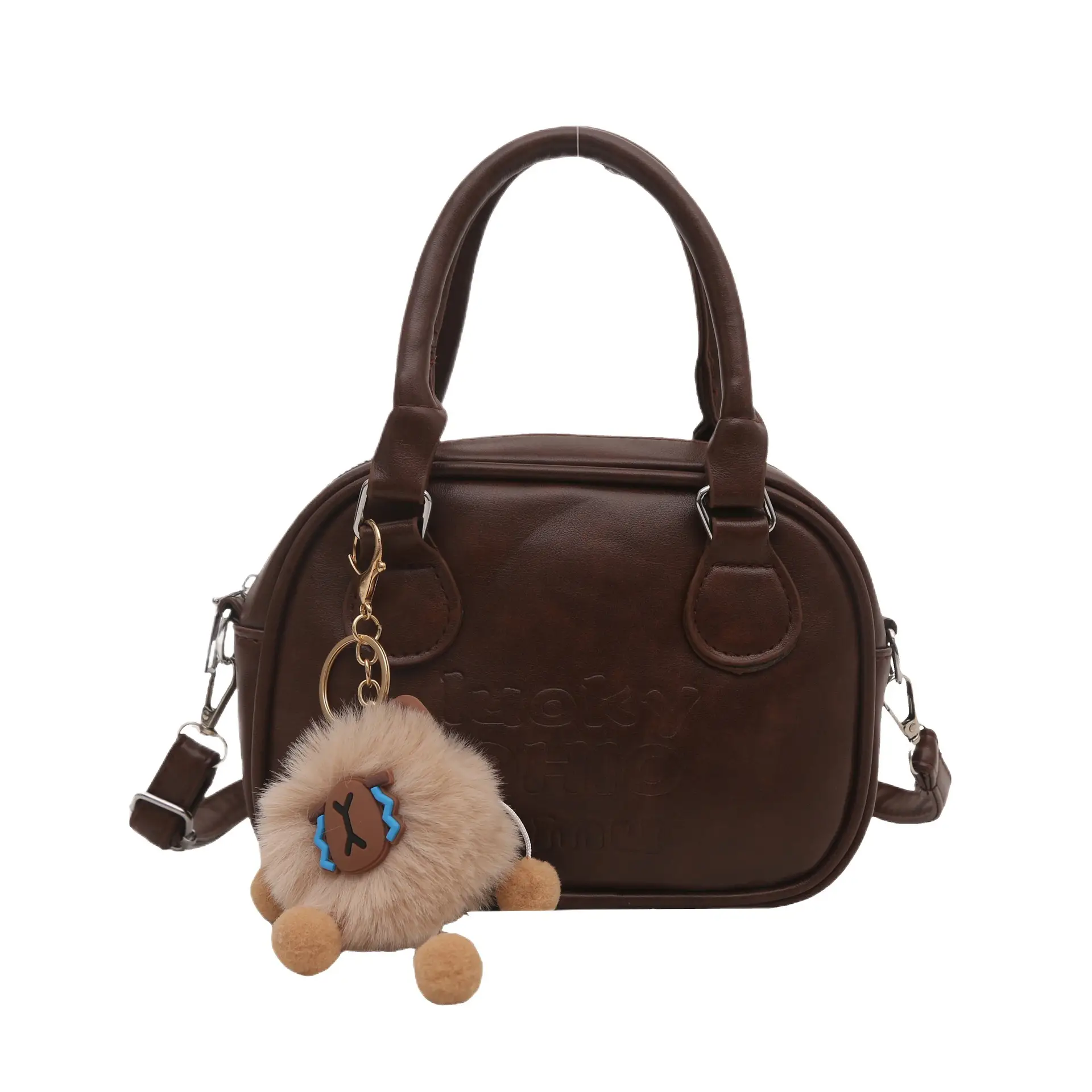 Retro Textured Brown Shoulder Crossbody Bag 2026 - Image 11