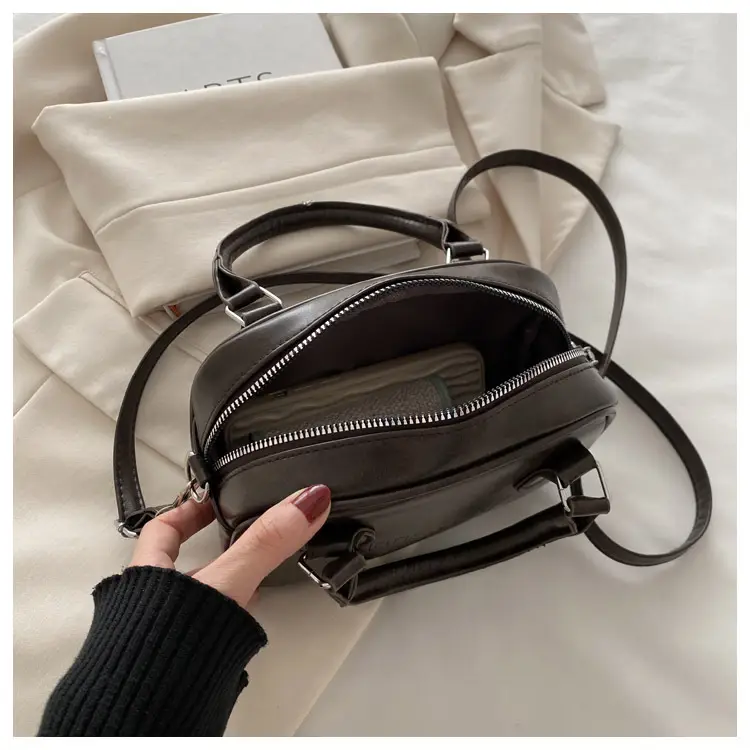 Retro Textured Brown Shoulder Crossbody Bag 2026 — feature 23