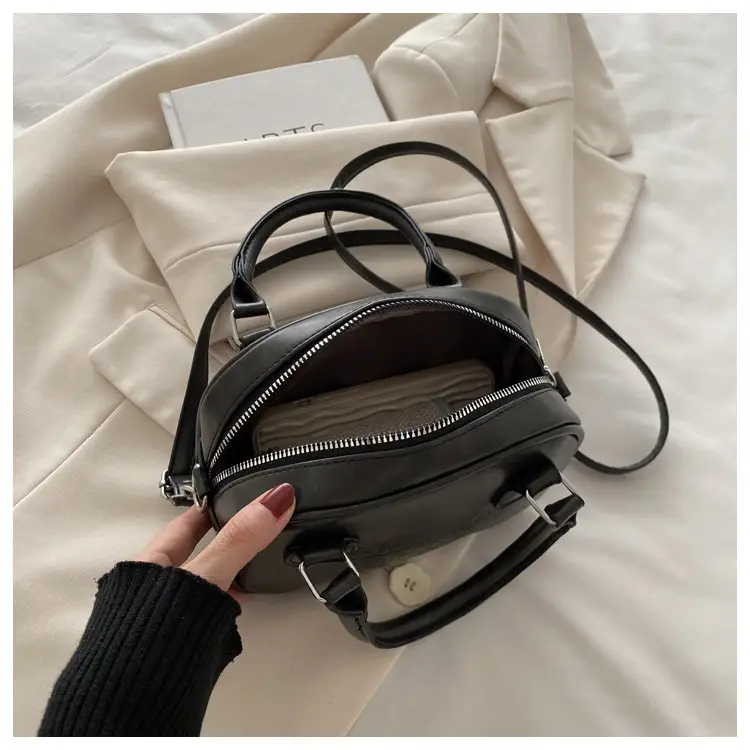 Retro Textured Brown Shoulder Crossbody Bag 2026 — feature 24