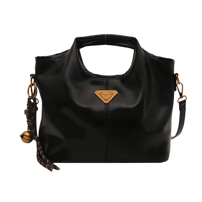 Vintage Brown Leather Shoulder Bag for Women 2024 - Image 5